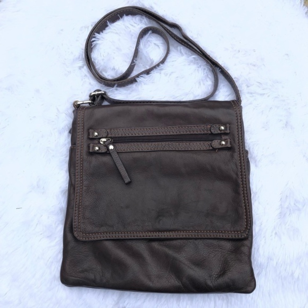 LAVORAZIONE ARTIGIANALE Leather Crossbody Bag. EUC